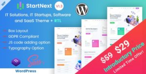 StartNext &#8211; IT Startups WordPress Theme v4.2.0 nulled