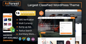 AdForest &#8211; Classified Ads WordPress Theme v4.3.9 nulled