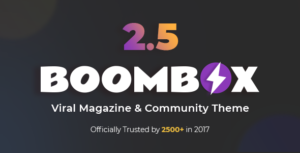 BoomBox &#8211; Viral Magazines WordPress Themes v2.6.7 nulled