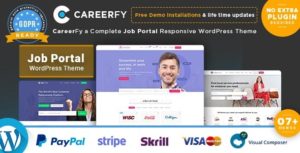 Careerfy &#8211; Job Board WordPress Theme v4.7.0 nulled