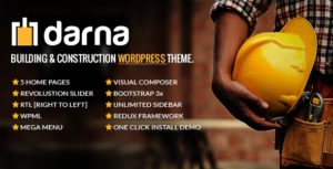 Darna &#8211; Building &amp; Construction WordPress Theme v1.2.6 nulled