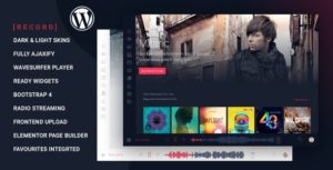 Rekord &#8211; Ajaxify Music &#8211; Events &#8211; Podcasts Multipurpose WordPress Theme v1.4.5 + HTML nulled