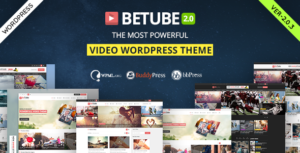 Betube Video WordPress Theme v3.0.2 nulled