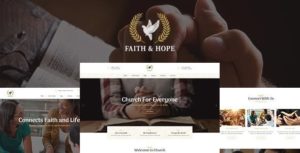 Faith &amp; Hope | A Modern Church &amp; Religion Non-Profit WordPress Theme v1.2.3 nulled