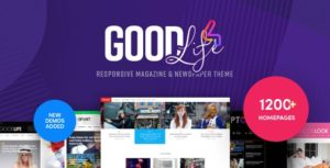 GoodLife &#8211; Magazine &amp; Newspaper WordPress Theme v4.2.5 Nulled
