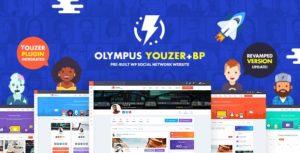 Olympus &#8211; Powerful BuddyPress Theme for Social Networking v3.9.1 nulled