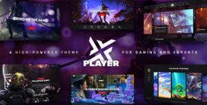 PlayerX &#8211; A High-powered Theme for Gaming and eSports v1.9 nulled