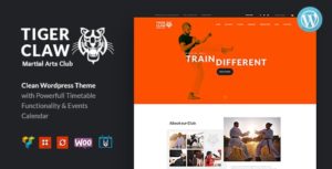 Tiger Claw | Martial Arts School and Fitness Center WordPress Theme v1.1.2 nulled