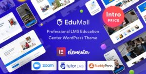 EduMall &#8211; Professional LMS Education Center WordPress Theme v1.3.0 nulled