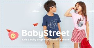 BabyStreet &#8211; WooCommerce Theme for Kids Stores and Baby Shops Clothes and Toys v1.3.8 nulled