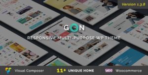 Gon | Responsive Multi-Purpose WordPress Theme v2.1.5 nulled