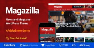Magazilla &#8211; News &amp; Magazine Theme v1.0.5 nulled