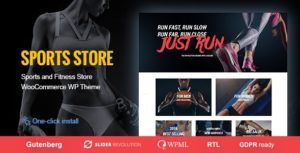 Sports Store – Sports Clothes &amp; Fitness Equipment Store WP Theme v1.1.2 nulled