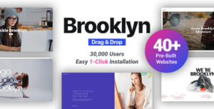 Brooklyn | Creative Multipurpose Responsive WordPress Theme v4.9.6.2 Nulled