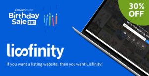 Lisfinity &#8211; Classified Ads WordPress Theme v1.1.18 Nulled