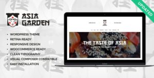 Asia Garden | Asian Food Restaurant WordPress Theme v1.2.1 nulled