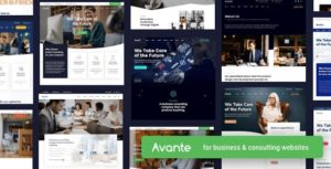 Avante | Business Consulting WordPress Theme v2.2 nulled