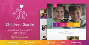 Children Charity &#8211; Nonprofit &amp; NGO WordPress Theme with Donations v1.1.2 nulled