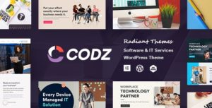 Codz &#8211; Software &amp; IT Services WordPress Theme v1.0.4 nulled