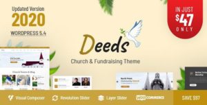 Deeds &#8211; Best Responsive Nonprofit Church WordPress Theme v8.1 nulled