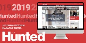 Hunted &#8211; A Flowing Editorial Magazine Theme v8.0 nulled