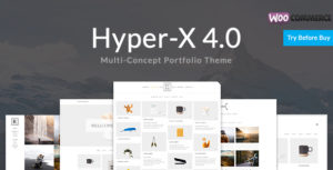 HyperX &#8211; Responsive WordPress Portfolio Theme v4.9.8 nulled