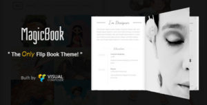MagicBook &#8211; A 3D Flip Book WordPress Theme V1.2.5 nulled
