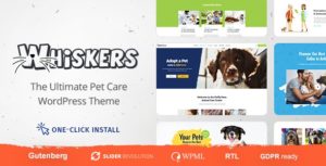 Whiskers &#8211; Pets Store | Vet Clinic | Animal Adoption v1.0.7 nulled