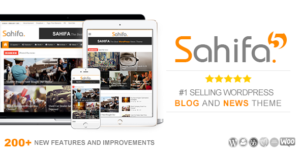 Sahifa &#8211; Responsive WordPress News / Magazine / Blog Themes v5.7.5 nulled