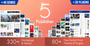 Publisher &#8211; Newspaper Magazine AMP RC5 Nulled