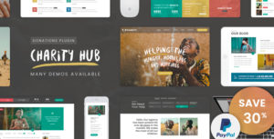 Charity Foundation &#8211; Charity Hub WP Theme v2.1 nulled