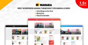 Madara &#8211; WordPress Theme for Manga v1.6.5.3 nulled