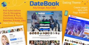 DateBook &#8211; Dating WordPress Theme v4.5.2 nulled