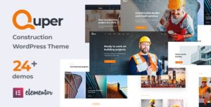 Quper &#8211; Construction and Architecture WordPress Theme v1.5 nulled