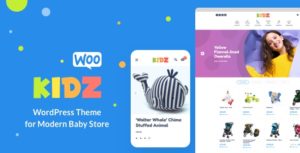 KIDZ &#8211; Baby Shop &amp; Kids Store WordPress WooCommerce Theme v4.6.3 nulled
