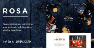 ROSA &#8211; An Exquisite Restaurant WordPress Theme v2.9.0 nulled