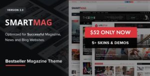 SmartMag &#8211; Responsive &amp; Retina WordPress Magazine v5.0.2 nulled