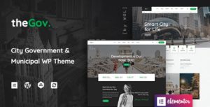 TheGov &#8211; Municipal and Government WordPress Theme v1.1.4 nulled