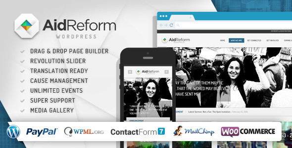 Aid Reform v2.1 &#8211; NGO Donation and Charity Theme