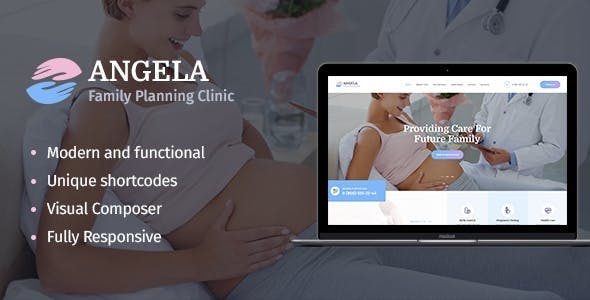 Angela v1.1 | Family Planning Clinic WordPress Theme