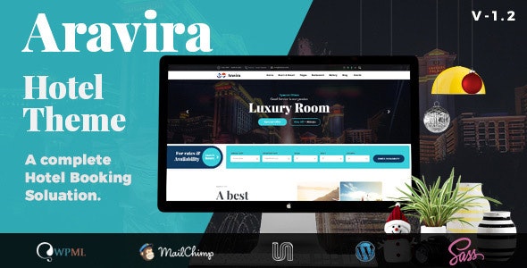 Aravira v2.0 &#8211; Hotel WordPress Theme