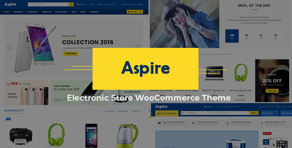 Aspire v4.4 &#8211; Multipurpose Responsive WooCommerce WordPress Theme