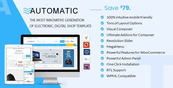 Automatic v2.1 &#8211; WooCommerce Theme for Electronic, Computer, Digital Store