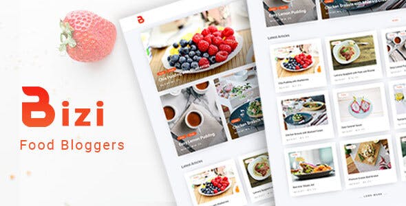 Bizi &#8211; A WordPress Theme for Food Bloggers