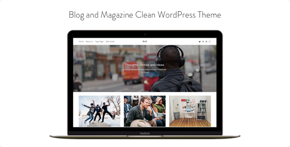 Bold v1.0.4 &#8211; Blog and Magazine Clean WordPress Theme