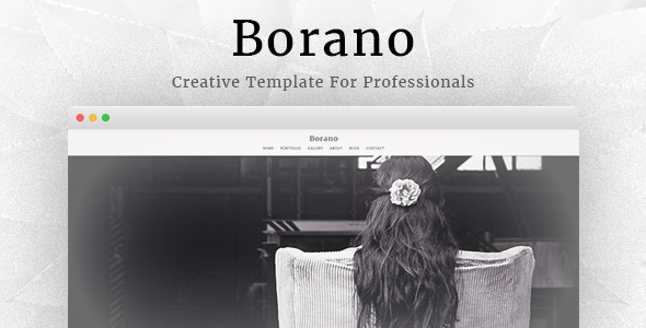 Borano v1.46 &#8211; Photography / Portfolio WordPress Theme