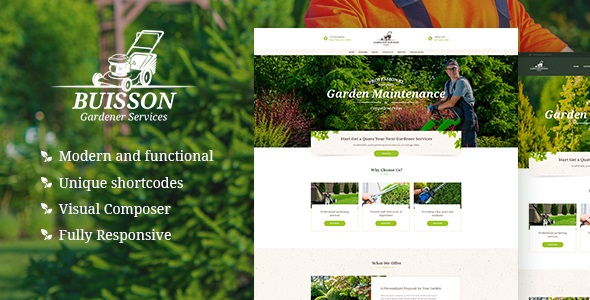 Buisson v1.1.1 | Gardening WordPress Theme