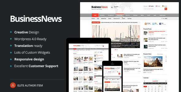 Business News v1.5.0 &#8211; Responsive Magazine, News, Blog