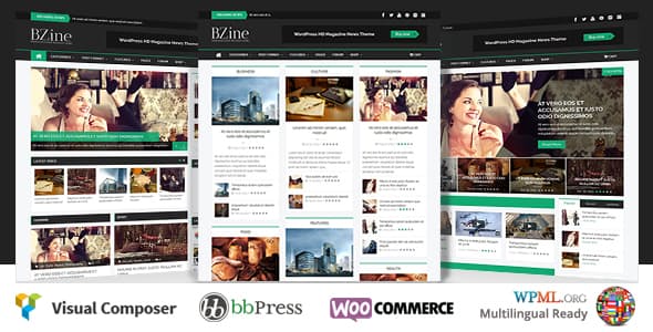 Bzine v1.3.2 &#8211; WordPress Premium HD Magazine