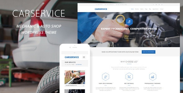 Car Service v5.3 &#8211; Mechanic Auto Shop WordPress Theme